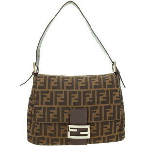 FENDI Zucca Mamma Bucket Semi Shoulder Bag